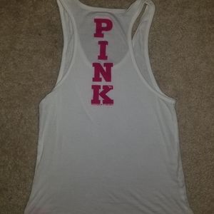 VS Pink White Tanktop M